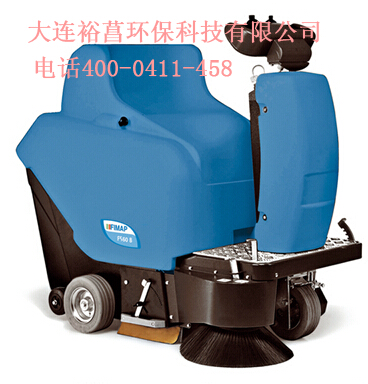 ?？谶M口駕駛式掃地機